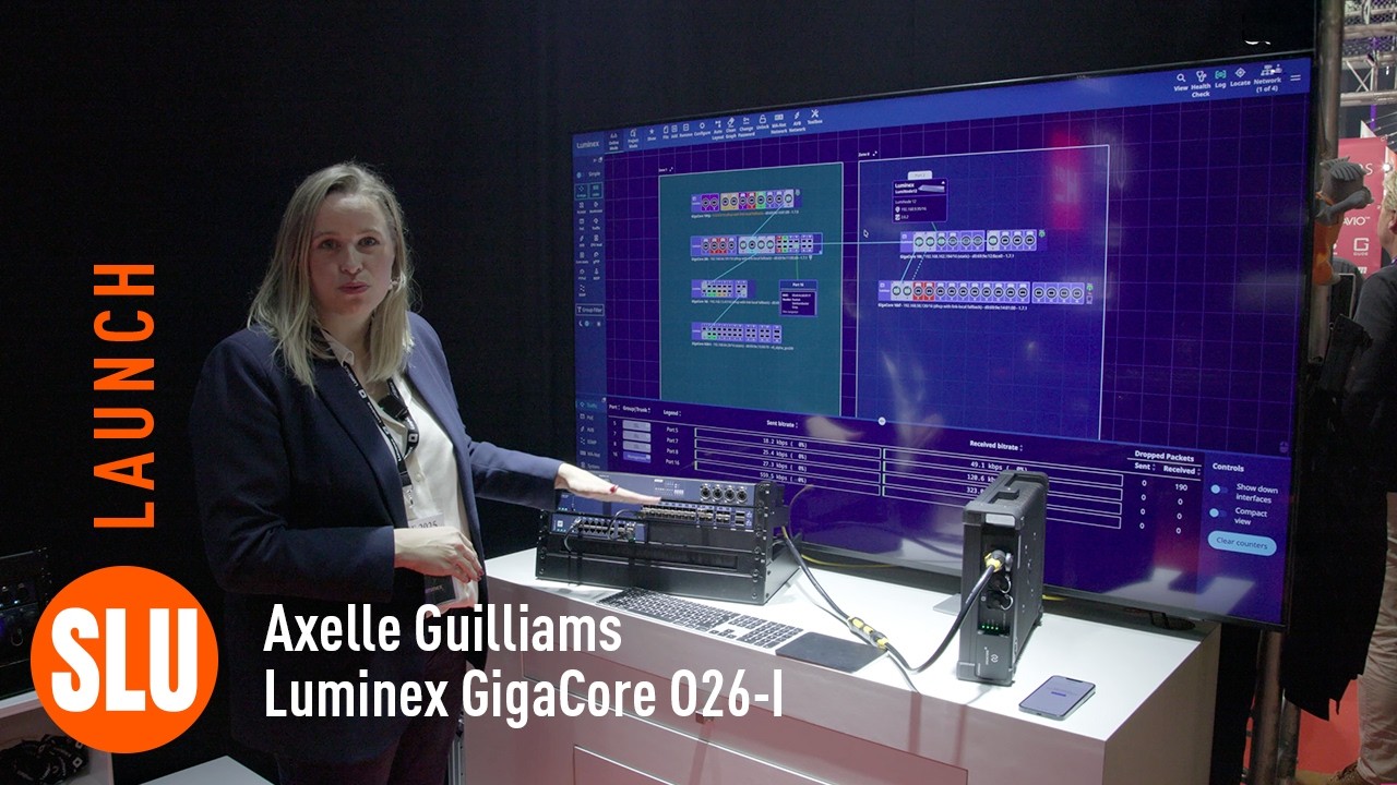 LANCEMENT 2025 // Luminex GigaCore O26-I, un commutateur AV Pro 40 Gigabit