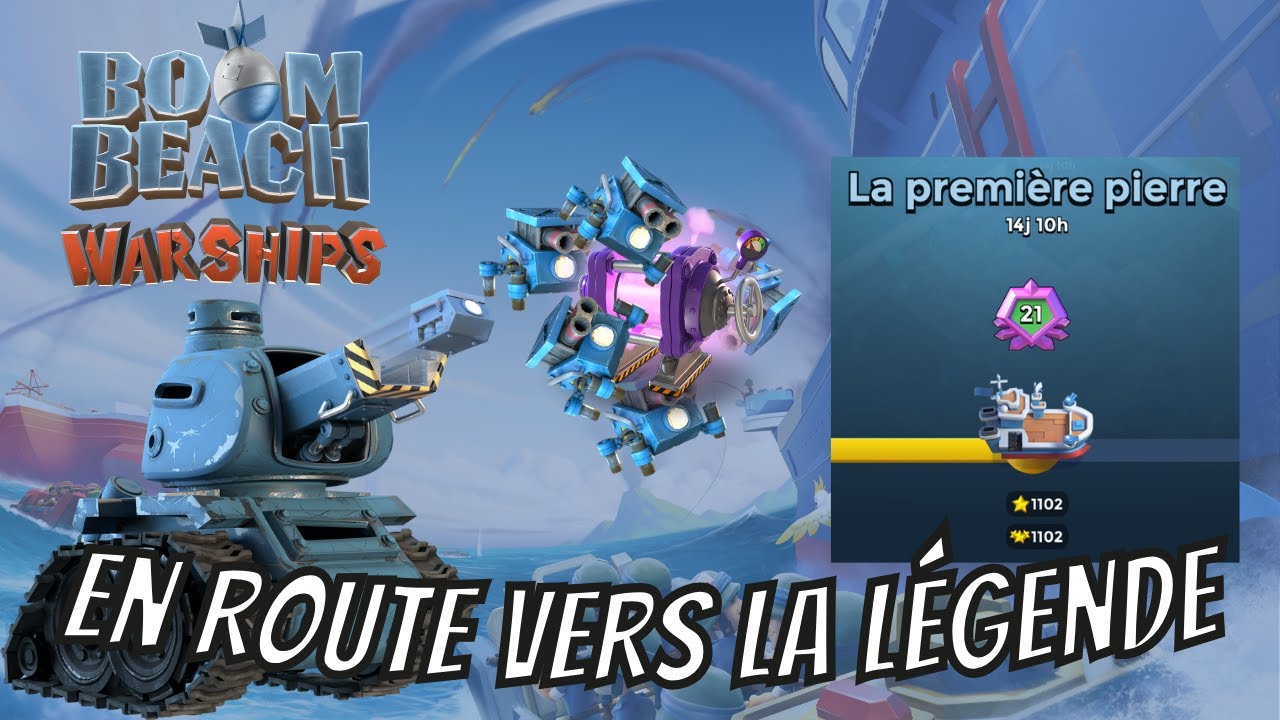 Boom Beach Warship Saison 74 - 7 jours en diamant