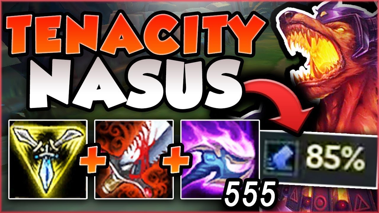 FULL AD NASUS + 85% TENACITY IS LITERALLY UNSTOPPABLE! NASUS SEASON 8 GAMEPLAY! - League of Legends