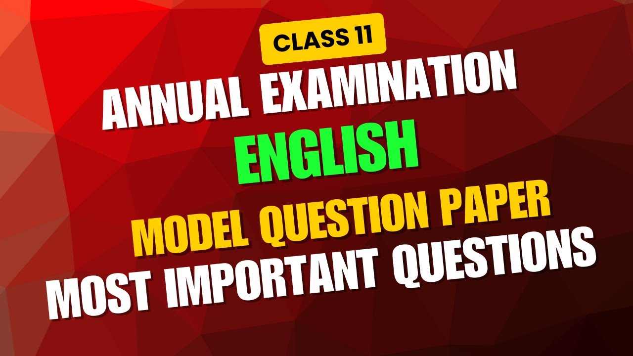 Download 1st PUC English Model Paper | Most Important & Expected Questions | Karnataka