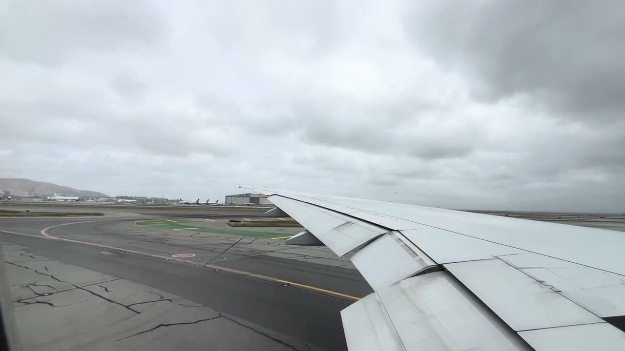 GE90 POWER!! | United Airlines 777-300ER Pushback and Takeoff @ SFO