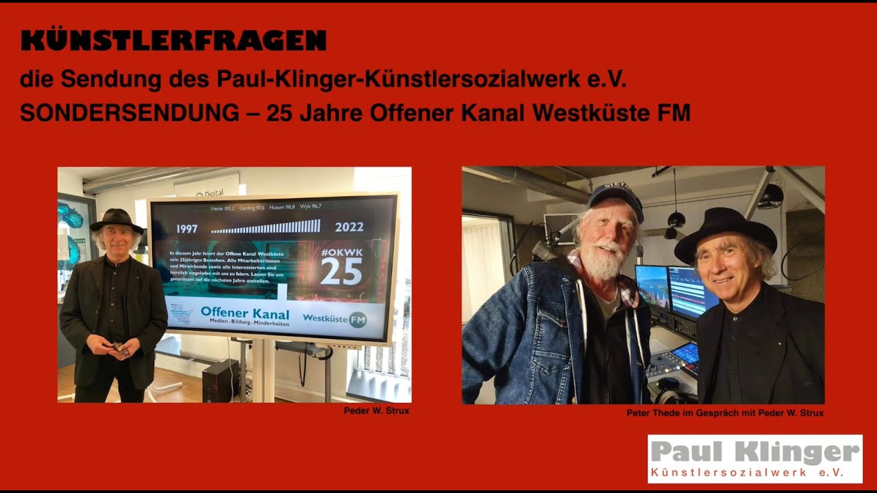 K&uuml;nstlerfragen   25 Jahre OK Westk&uuml;ste