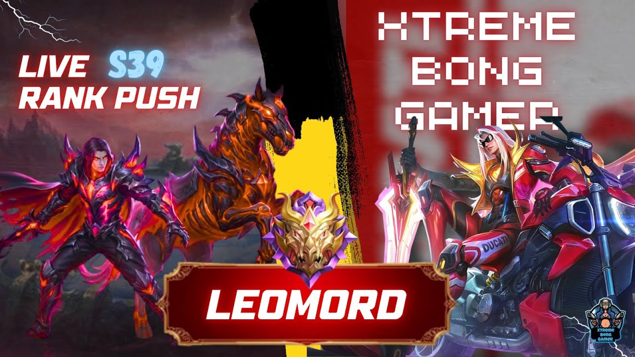 LIVE 🔴Leomord Rank Push | Season 39 | Road to Global | MLBB