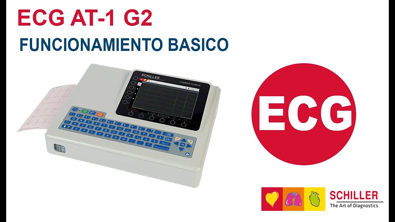 ECG AT 1 G2 funcionamiento básico del Electrocardiógrafo mas completo