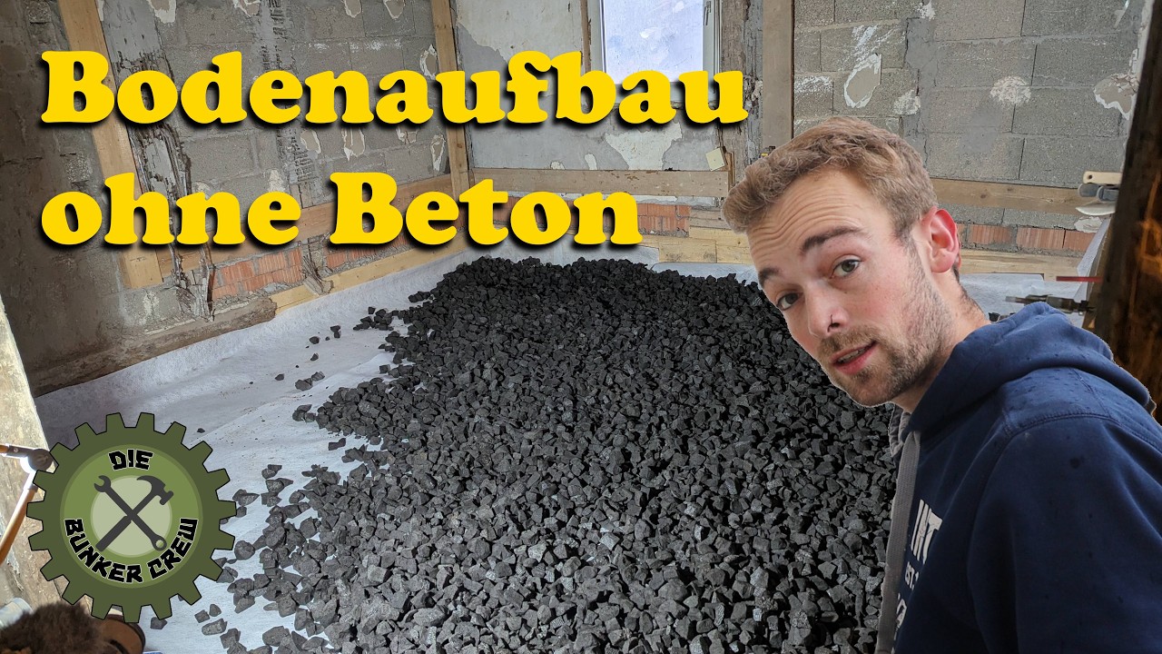 Bodenaufbau ohne Beton im Altbau - Sanierung 300 Jahre altes Fachwerkhaus