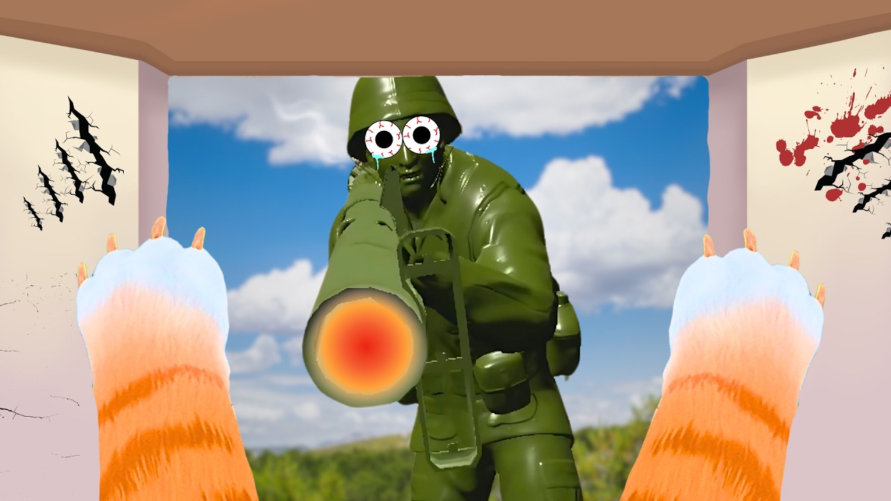 Me convierto en SOLADO de JUGUETE - Plastic Battlegrounds VR