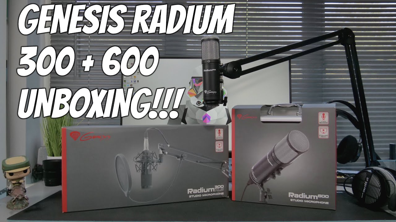 Genesis Radium 300 + 600 Microphone Unboxing And First Impressions!!!!