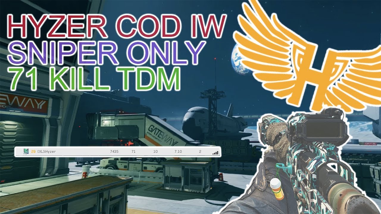 Hyzer | 71Kill TDM | Sniper Only | Cod IW