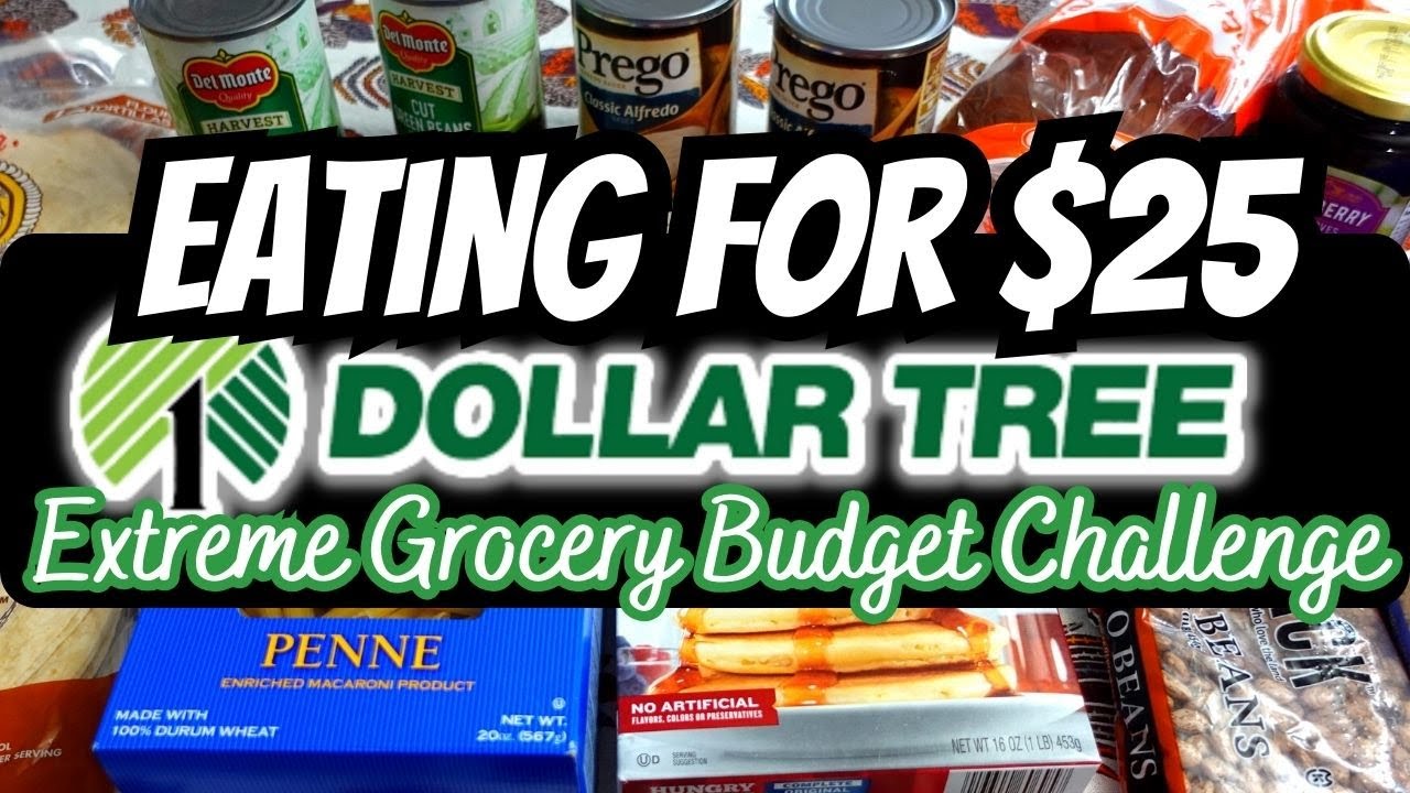 Как поесть за 25 долларов в Dollar Tree | Экстремальный бюджетный марафон по выбору продуктов | Г...