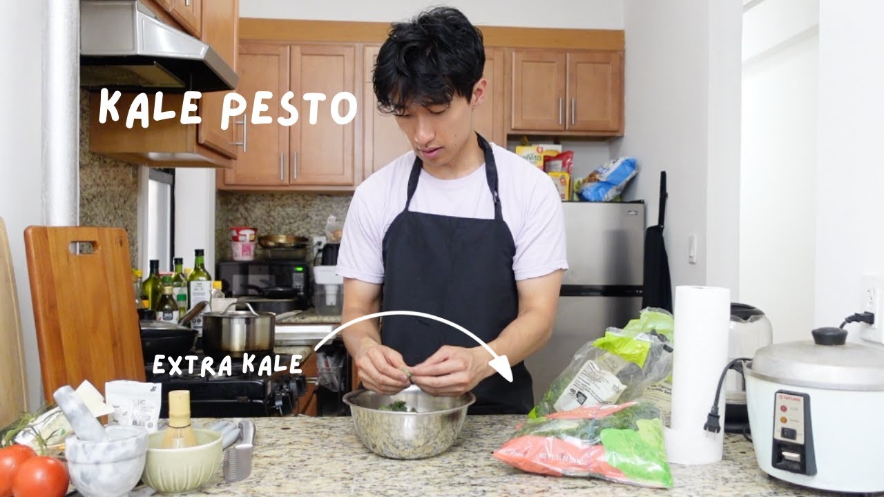 Kale Pesto | Home Cooking | Using Extra Kale Two-Ways