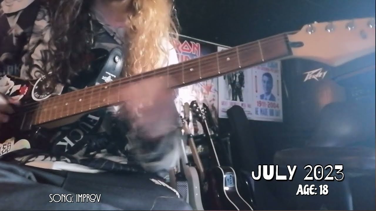 5 Years of Guitar Progress (Self Taught)