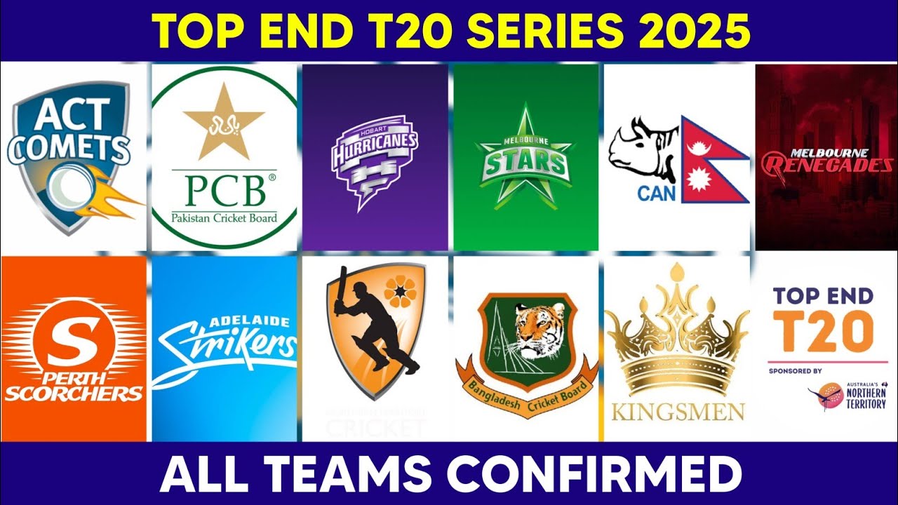 Top End T20 Series 2025 | All 11 Teams Confirmed | Daily Cricket News
