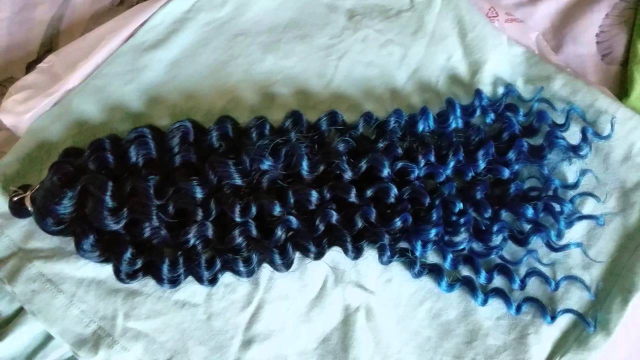 Water Wave crochet. Washing kanekalon Hair before install