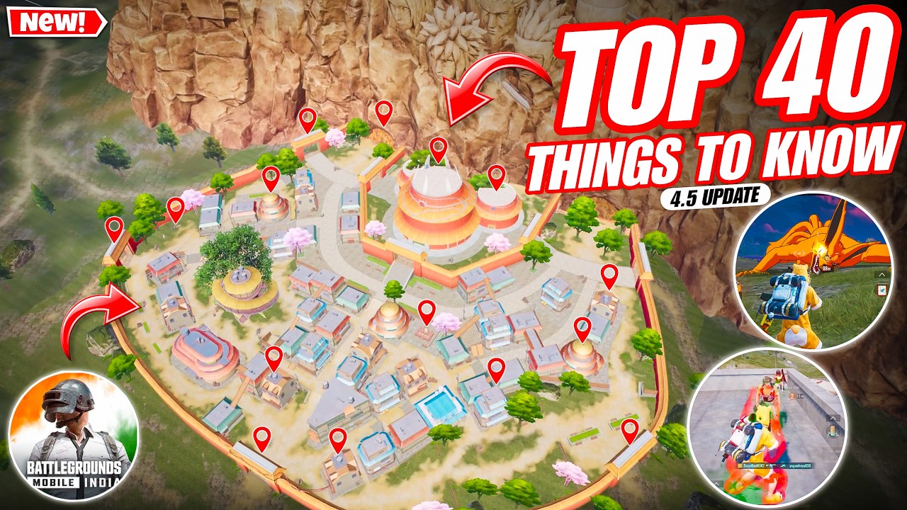 Everything About BGMI 4.5 Update😍Top 30 Things/Tips You MUST Know | BGMI Naruto Event Update GUIDE.