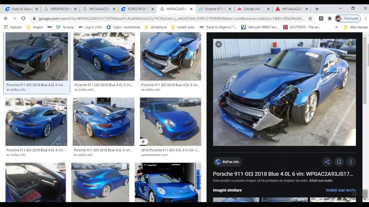 TEAPA LICITATII COPART USA