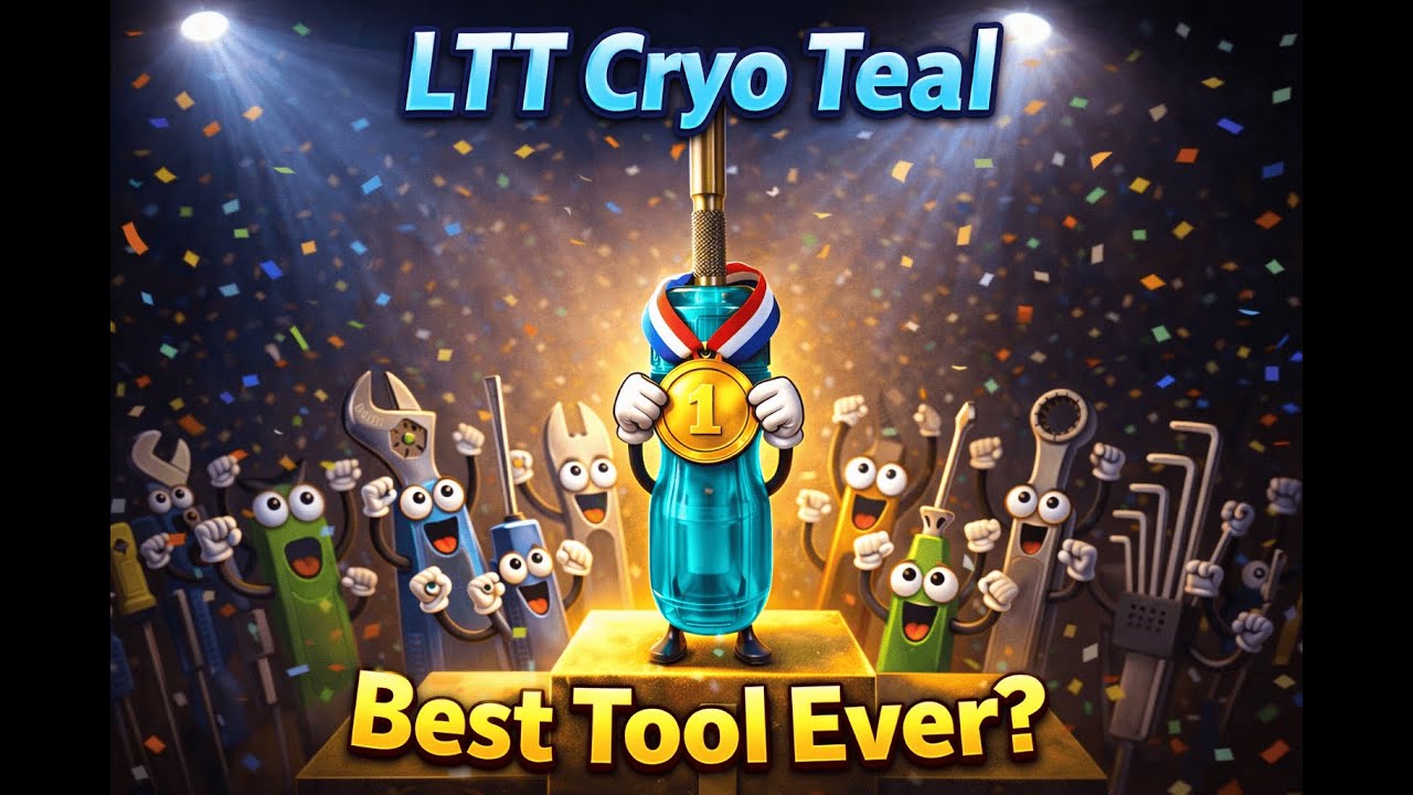 LTT Store Ratcheting Screwdriver Review (Cryo Teal Clear) – Worth the Hype?