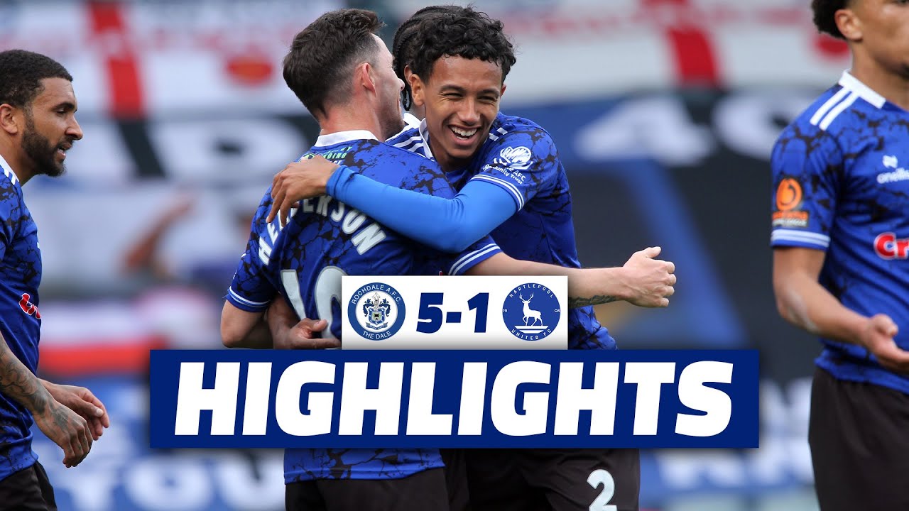 Highlights | Dale 5-1 Hartlepool United