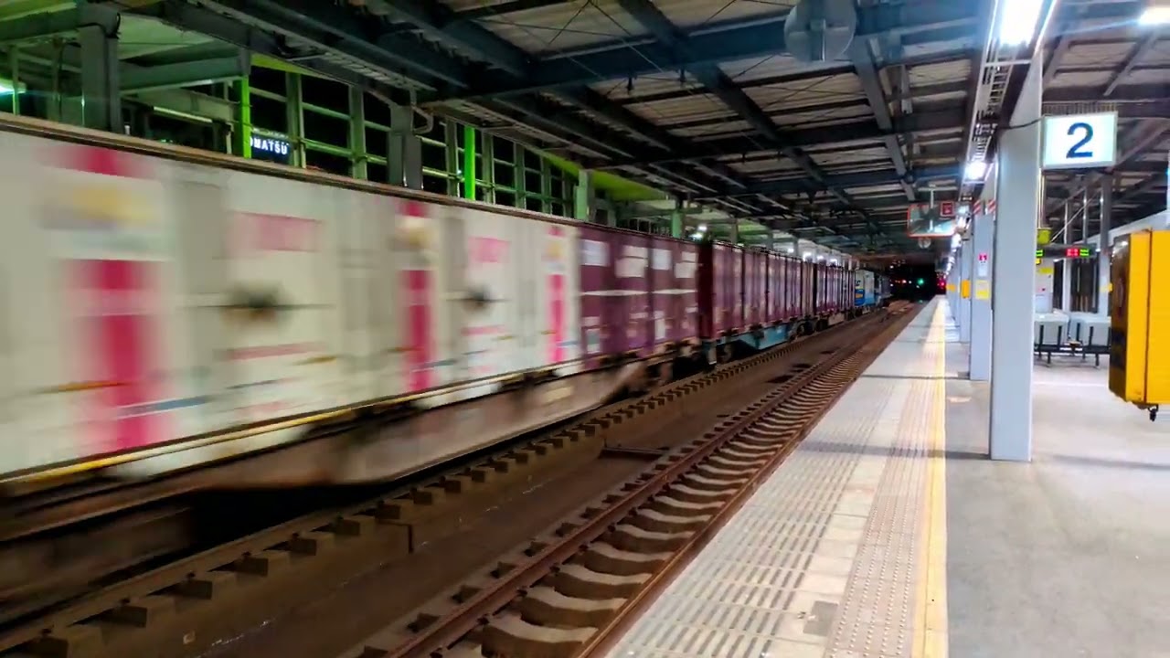 2月17日(火)3099レEF510-507号機 吹田貨物西ターミナル発東青森行き小松駅通過
