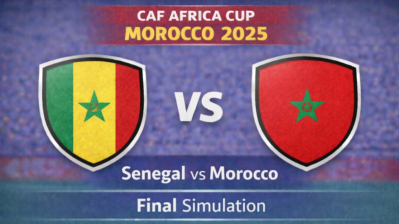 Senegal vs Morocco | CAF Africa Cup 2025 Final Simulation (PES 2017)