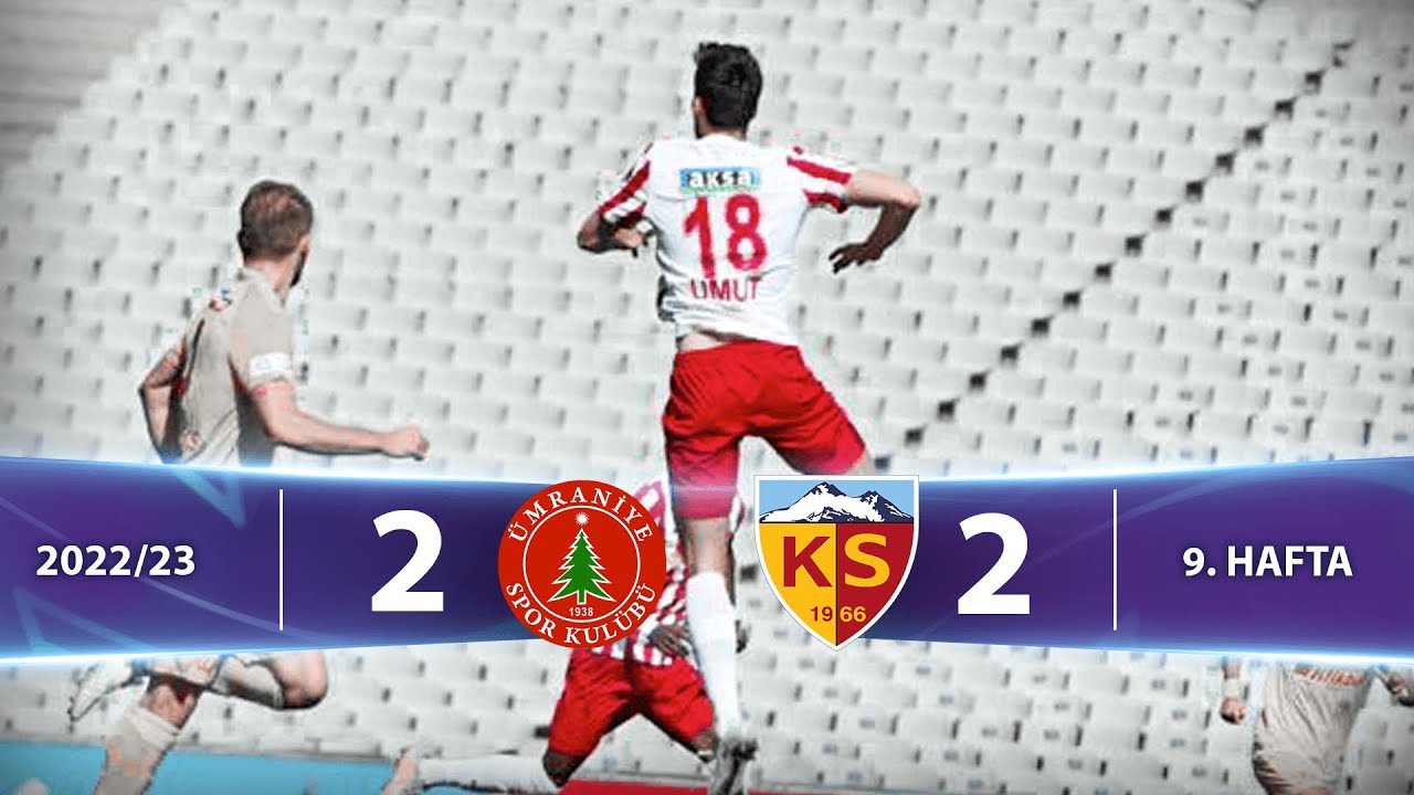 HK Ümraniyespor - Y. Kayserispor (2-2) Highlights/Özet | Spor Toto Süper Lig - 2022/23