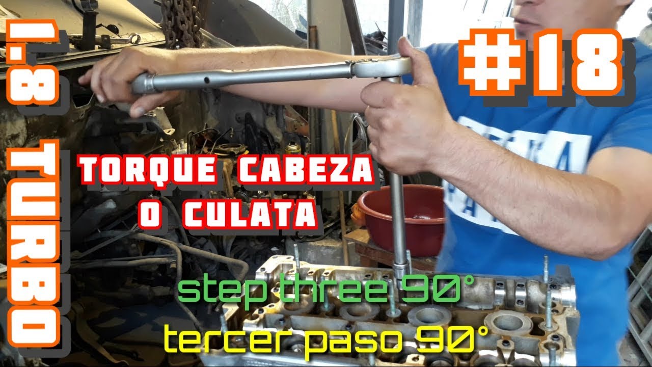 Instalando cabeza o culata de motor 1.8 Turbo #18