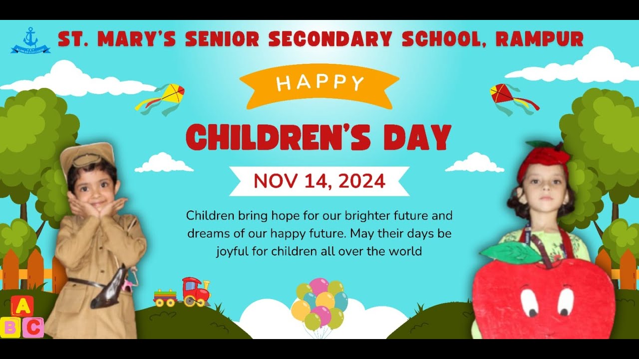 Children's Day Celebration 2024 | St. Mary's Senior Secondary School, Rampur U.P