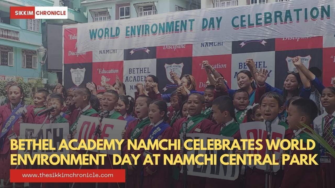 Bethel Academy Namchi celebrates World Environment  Day at Namchi Central Park