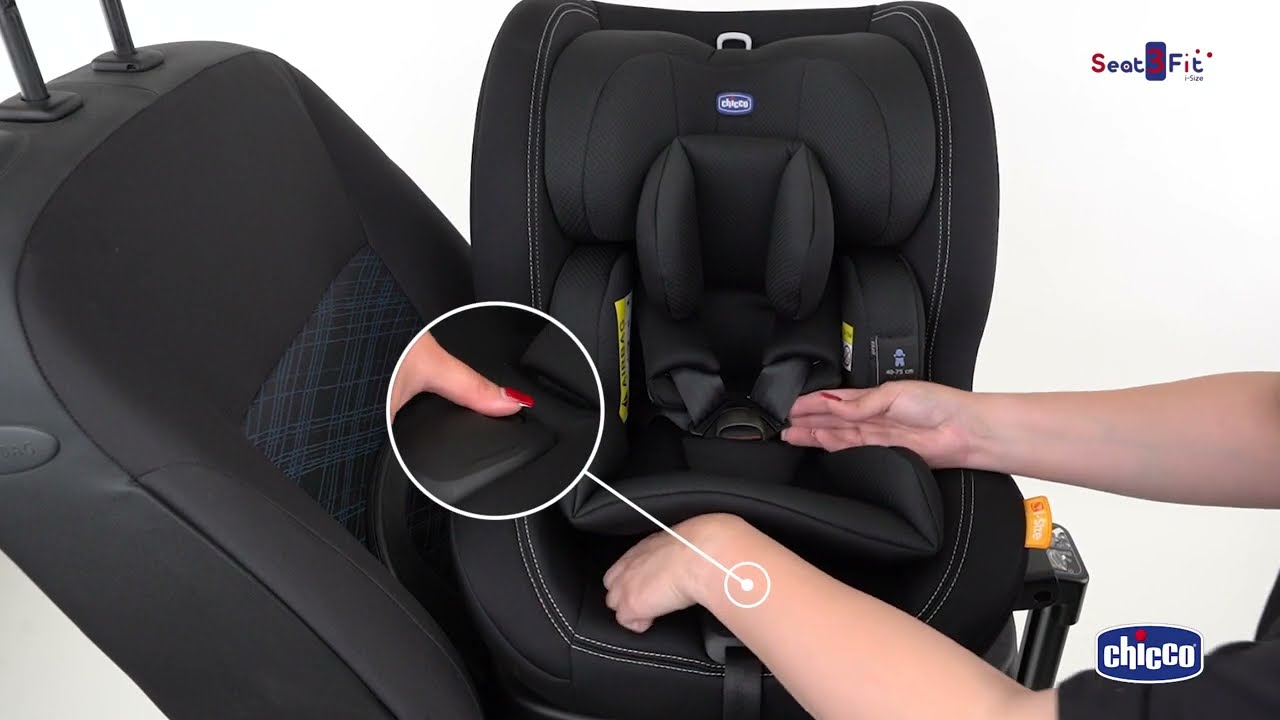 Chicco Seat3Fit Isofix安全汽座｜安裝說明