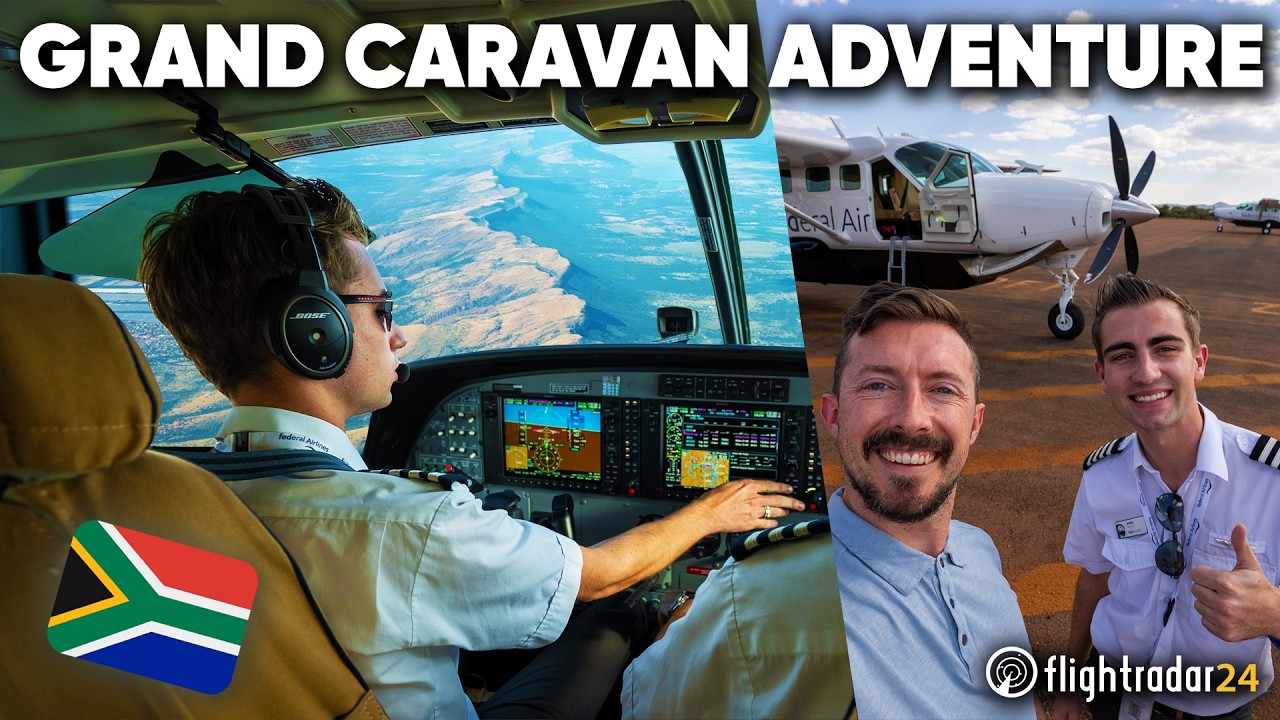 Flying to the South African bush with Fed Air (Grand Caravan adventure)