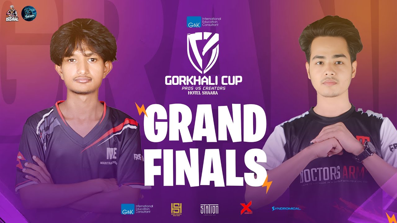 GRAND FINALE | CHAMPIONS RUSH | GORKHALI CUP : PROS VS CREATORS | FT. ME , DR , GB​