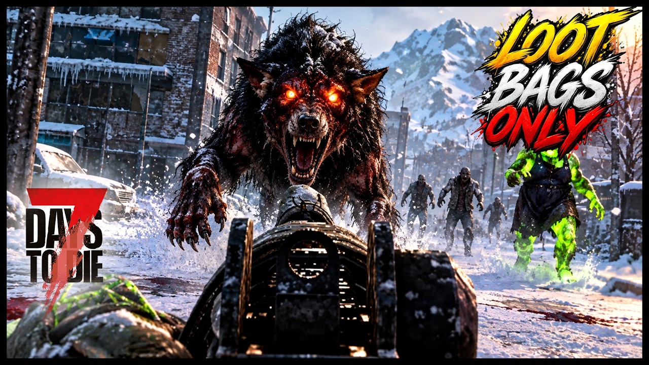 We Entered the Snow Biome&hellip; and Found END GAME Zombies! | Loot Bags ONLY Ep 10