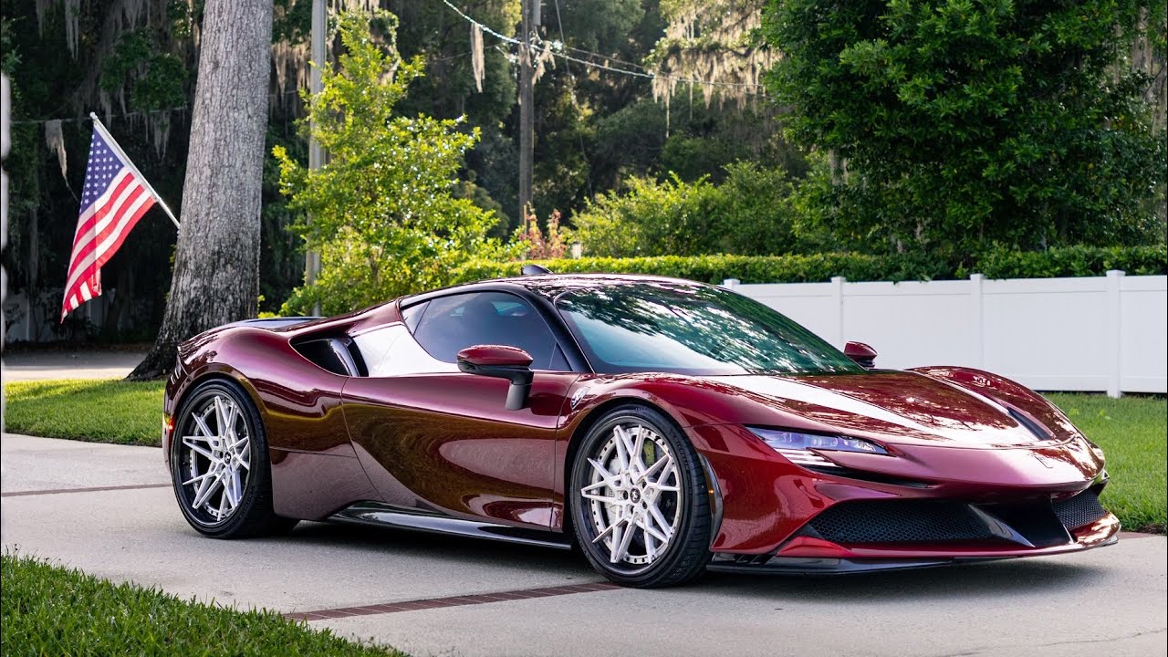 For Sale: 2021 Ferrari SF90 Stradale Assetto Fiorano, Indoor Walk Around