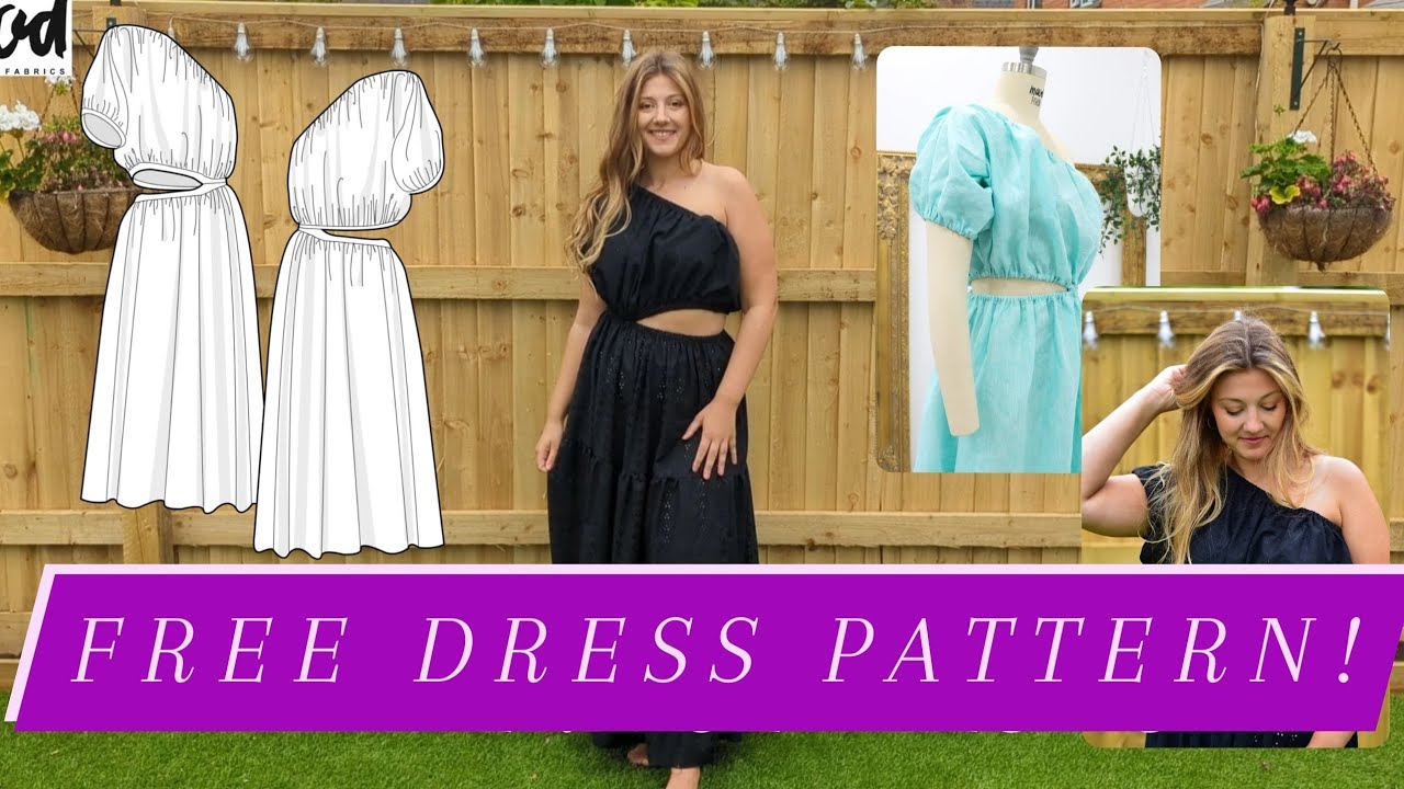 Sewing the Mood Clementine FREE dress pattern! Sew along and tutorial.