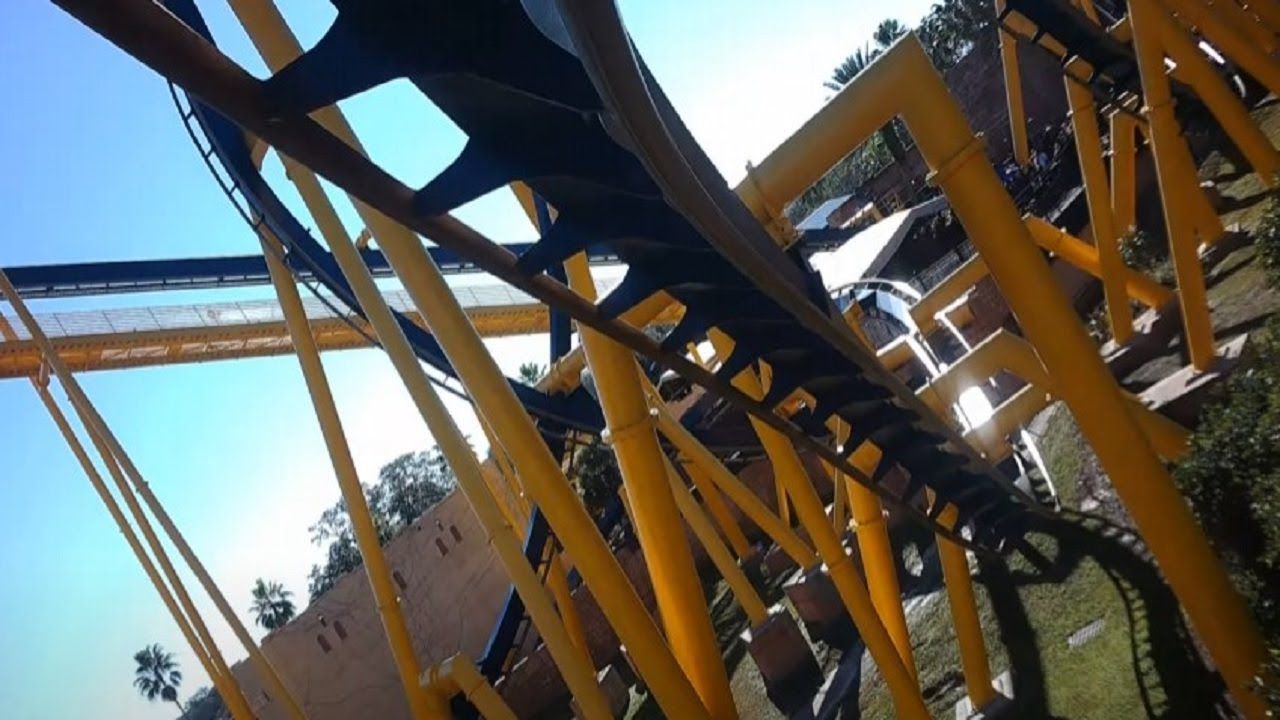Montu - Busch Gardens Tampa - Front Row (4K HD POV) - January 2023