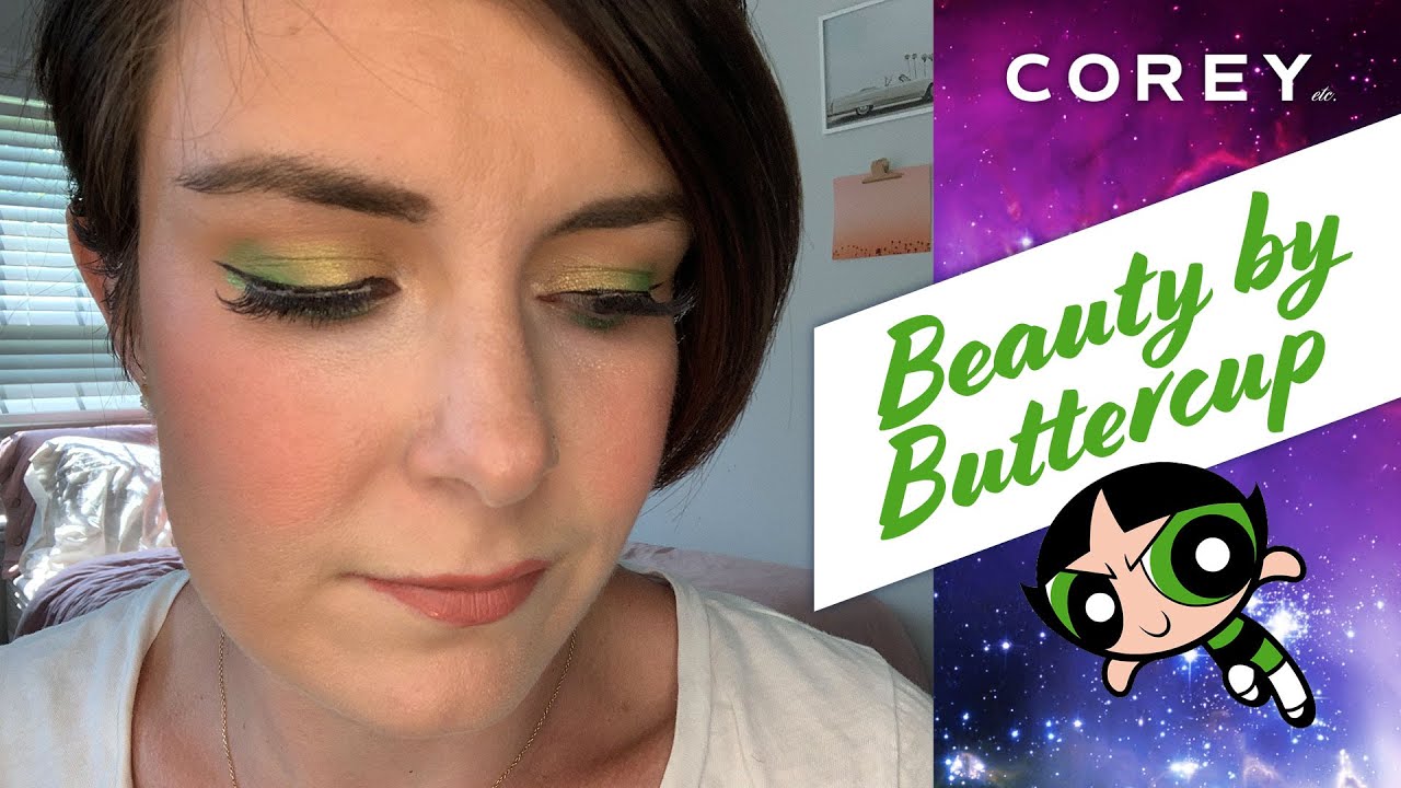 ColourPop x Powerpuff Girls Makeup | Buttercup Inspired Look