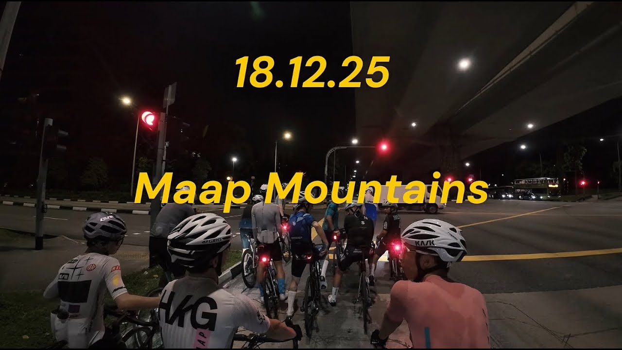 Maap Lab Mountains Ride Singapore I First Vlog