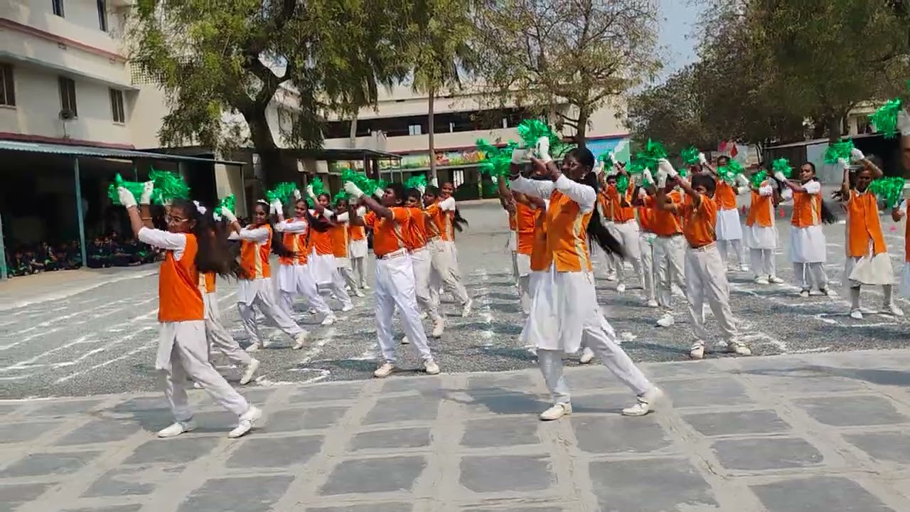 Sports meet orange colour 