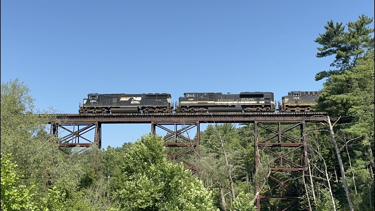 Savannah & Atlanta! NS 1065 Savannah & Atlanta Heritage Unit on B100 and 265 | 8/8/25, 8/10/25