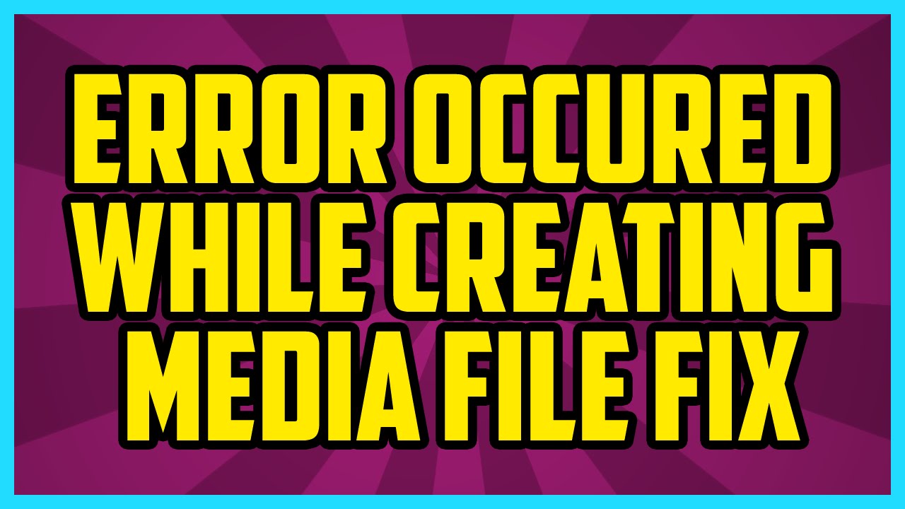 Sony Vegas An Error Occurred While Creating The Media File FIX 2016 (QUICK & EASY) (WMV & MP4)