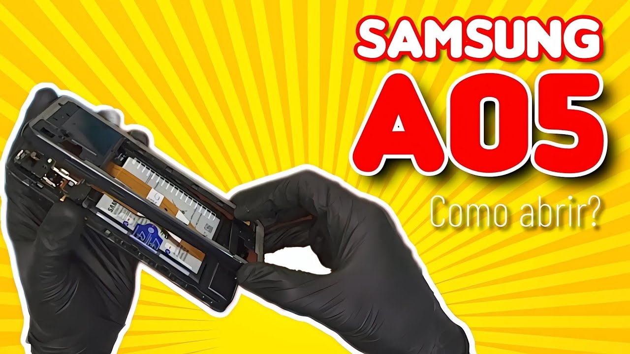 Como abrir Samsung A05 Desmontar SM-A055 Teardown