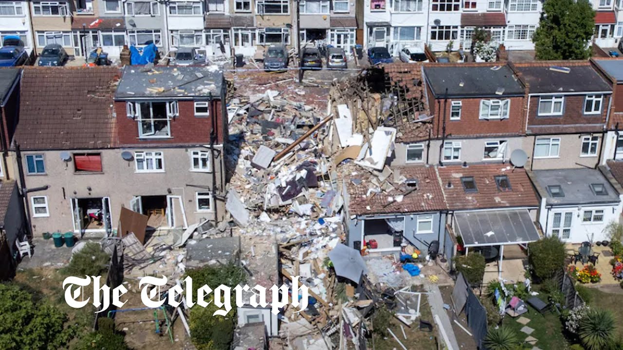Child dies after explosion destroys house in south London