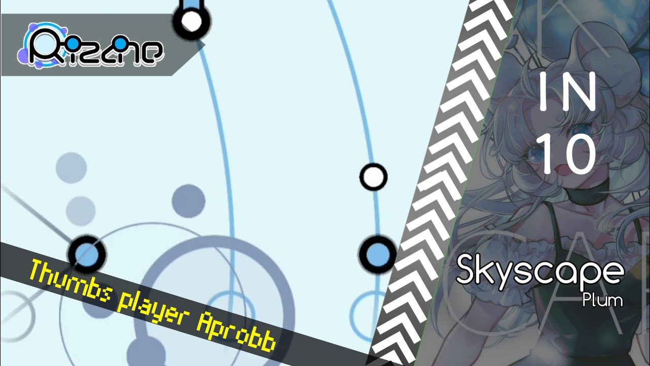Chillin' VIBES... Skyscape (IN 10) - Rizline Gameplay
