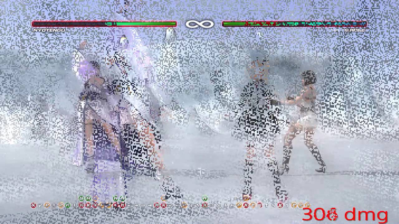 DOA5LR Nyotengu Death Combos