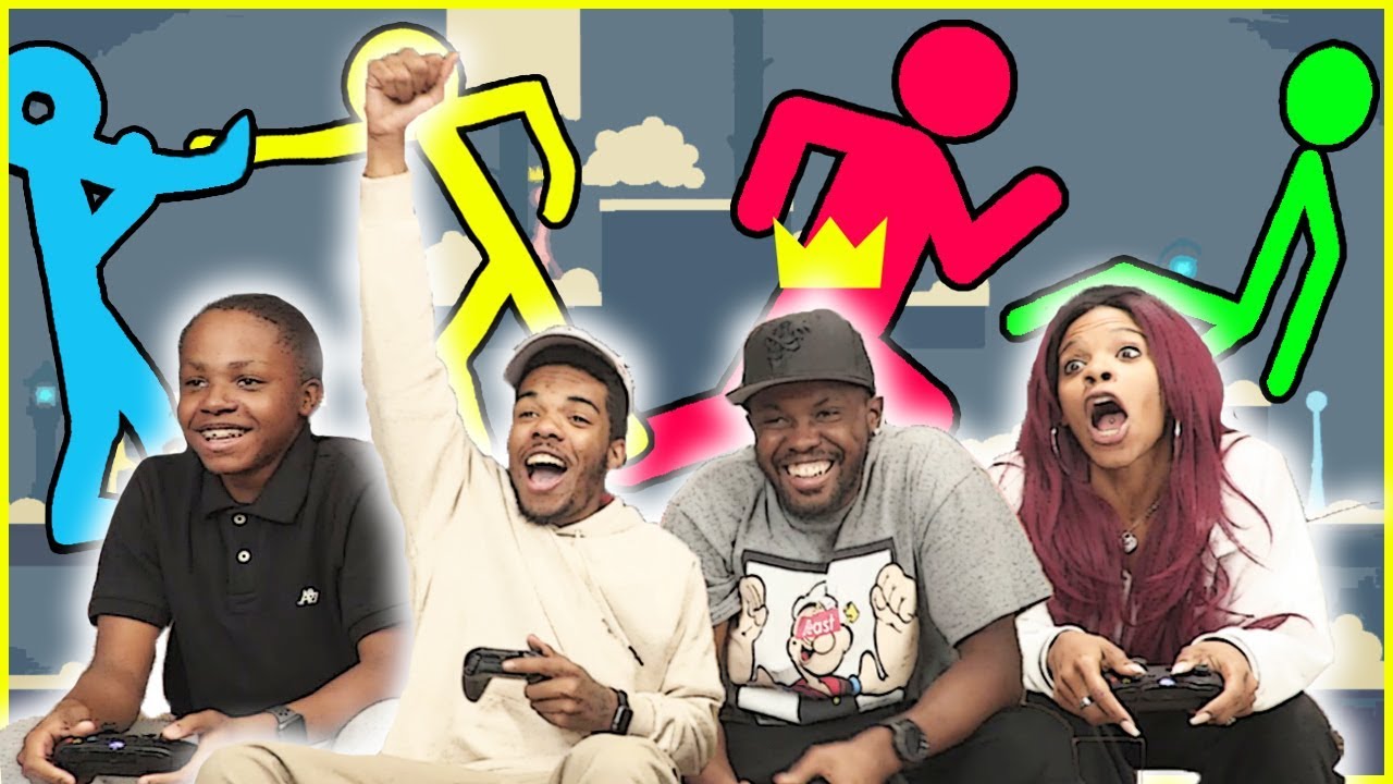 SUPER FUN, CRAZY, ALL OVER THE PLACE FIGHTING GAME!! - Stick Fight Gameplay