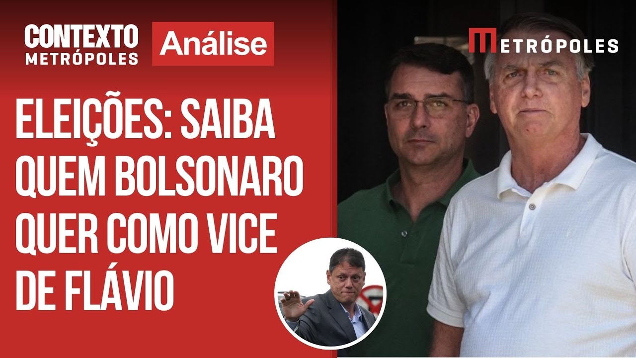 Eleições 2026: Tarcísio e Bolsonaro discutem chapa de Flávio; saiba quem será vice