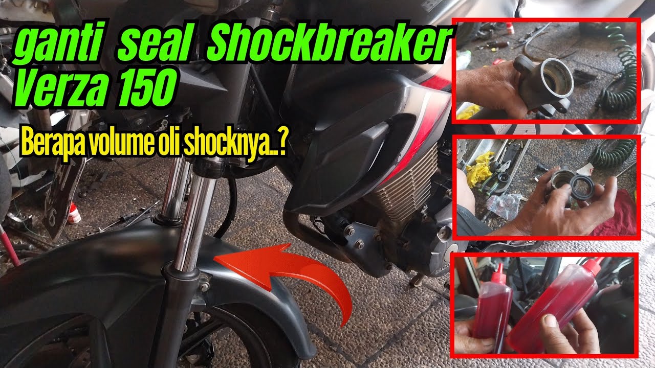 Hemat Biaya! Ganti Seal Shock Depan Honda Verza 150 Tanpa ke Bengkel