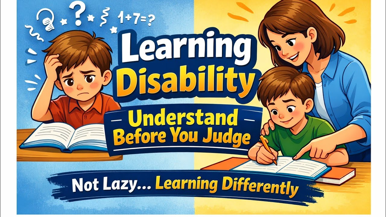 What is Learning Disability and it's types - Tamil Explanation 