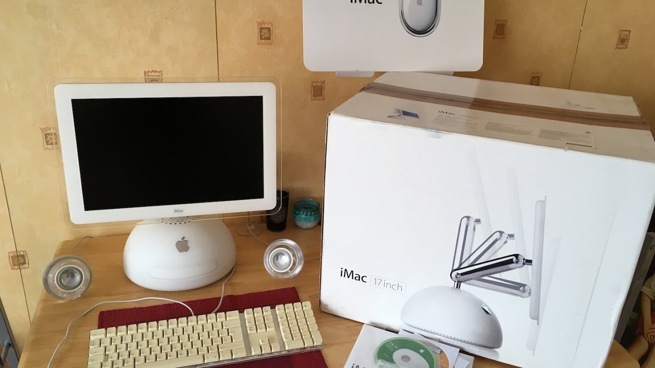 Apple iMac G4 17 inch unboxing