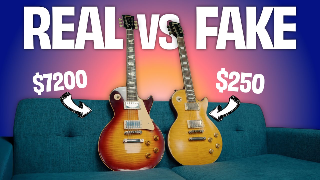 НАСТОЯЩИЙ Les Paul против ПОДДЕЛЬНОГО: Murphy Lab за 7200 долларов против Chibson за 250 долларов!