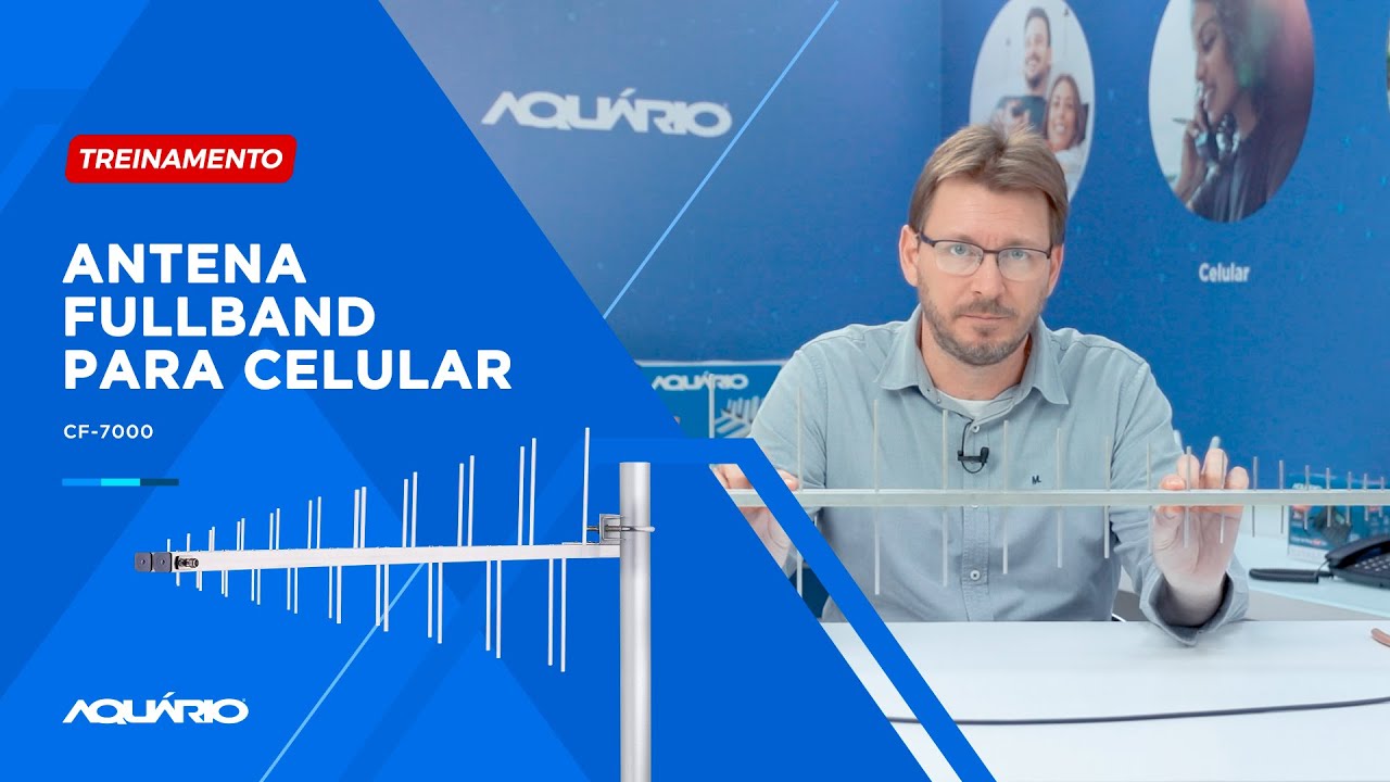 Treinamento Antena de Celular Fullband CF-7000